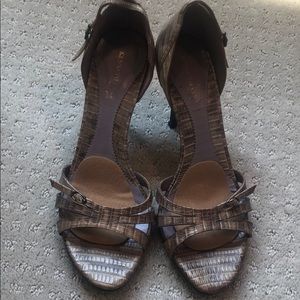 Kenneth Cole Snakeskin Heels